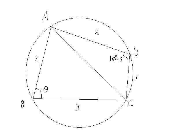 円に内接する四角形の問題です 大学入試数学問題の解説 解答
